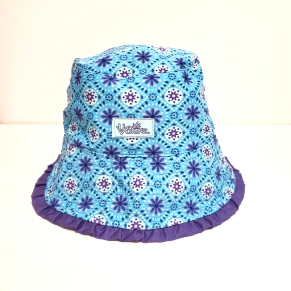 UV Skinz Reversible Floral Solid Bucket Hat